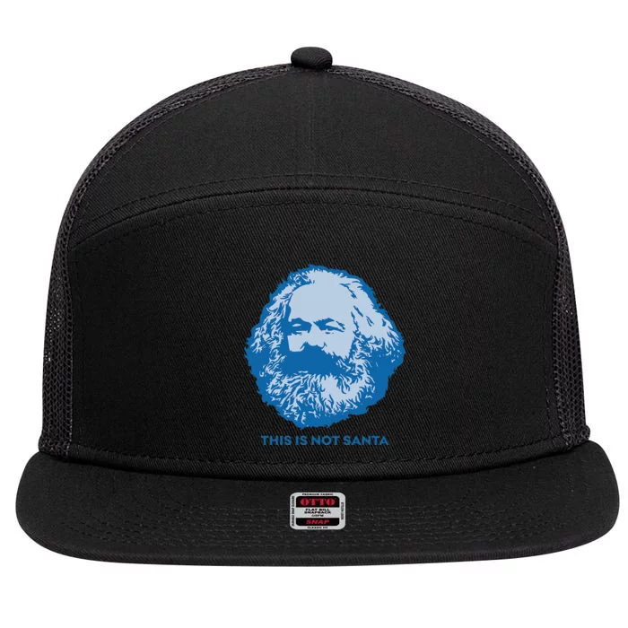 Karl Marxism Communism Socialism Philosophy 7 Panel Mesh Trucker Snapback Hat