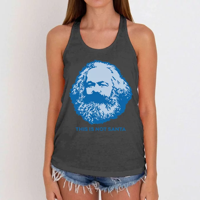 Karl Marxism Communism Socialism Philosophy Women's Knotted Racerback Tank