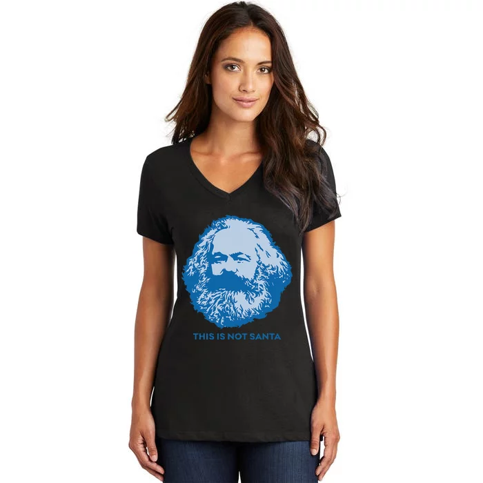 Karl Marxism Communism Socialism Philosophy Women's V-Neck T-Shirt