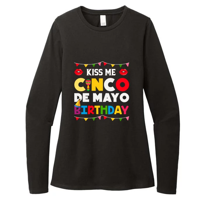 Kiss Me Cinco De Mayo Birthday Gift Womens CVC Long Sleeve Shirt