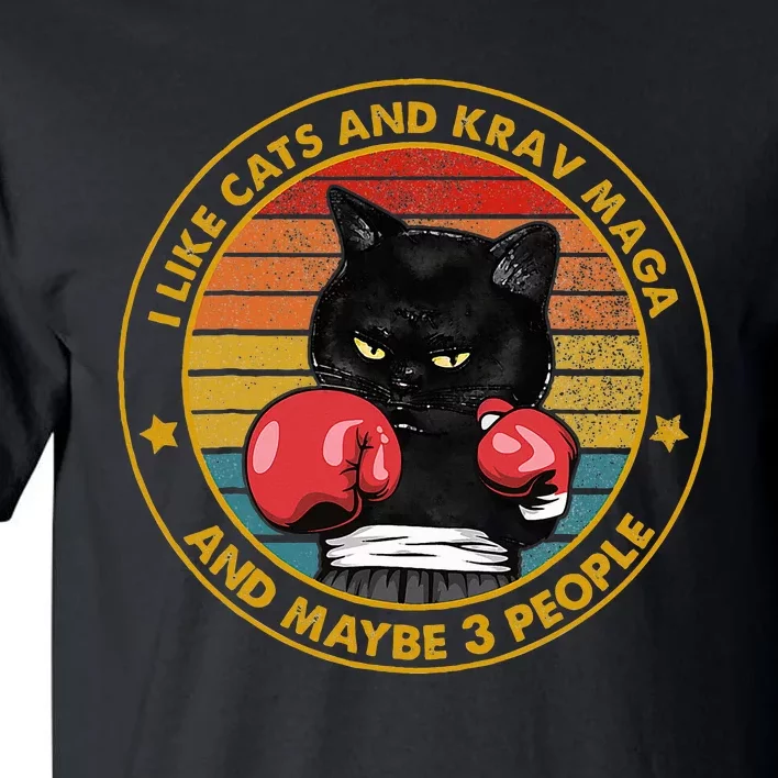 Krav Maga Cat Martial Arts Israel Defense Forces Tall T-Shirt