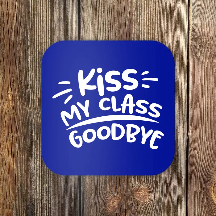 Kiss My Class Goodbye Funny Graduation Coaster