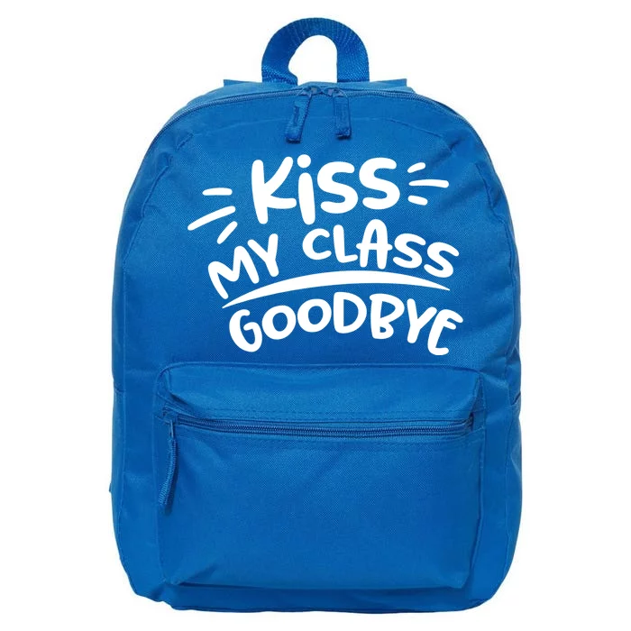 Kiss My Class Goodbye Funny Graduation 16 in Basic Backpack