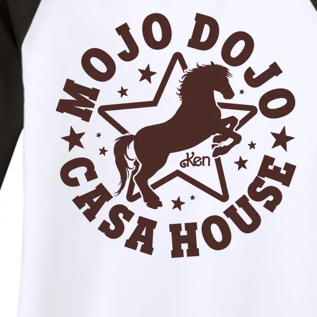 Ken Mojo Dojo Casa House Women's Tri-Blend 3/4-Sleeve Raglan Shirt