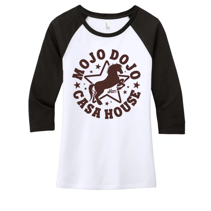 Ken Mojo Dojo Casa House Women's Tri-Blend 3/4-Sleeve Raglan Shirt