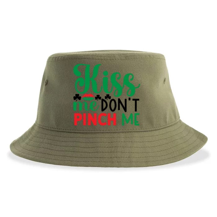 Kis Me Don't Pinch Me Funny St Patricks Day Sustainable Bucket Hat