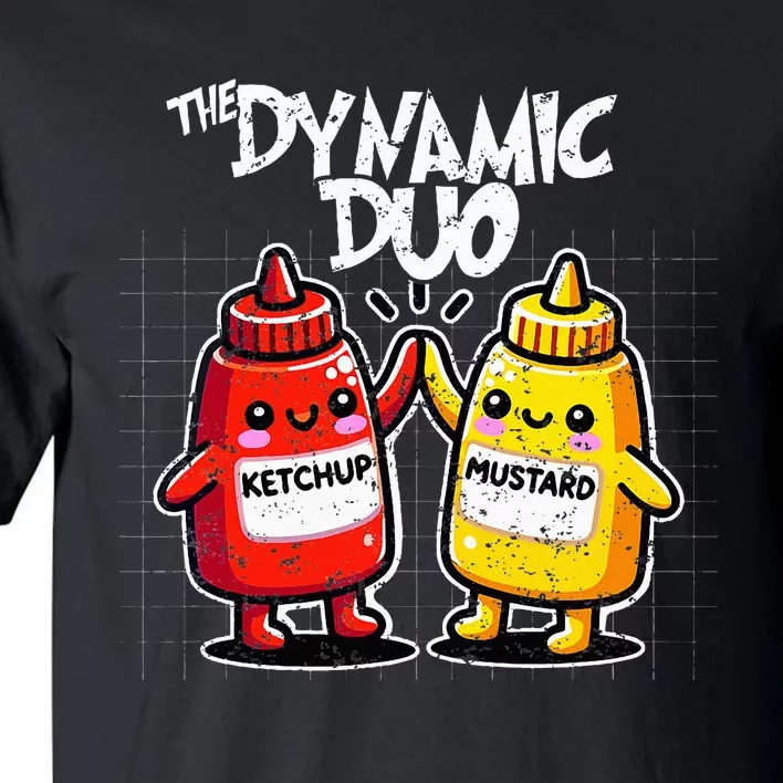 K.E.T..C.H.Up.. Mustard Dynamic Duo Best Friends Tall T-Shirt