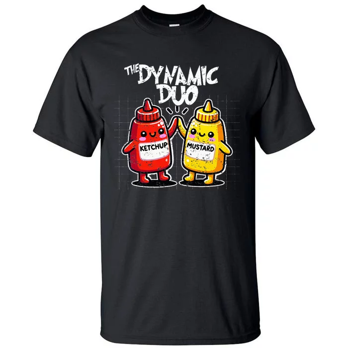 K.E.T..C.H.Up.. Mustard Dynamic Duo Best Friends Tall T-Shirt