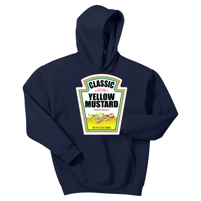 Ketchup_ Mustard Easy Halloween Couples Costume Condiment Kids Hoodie