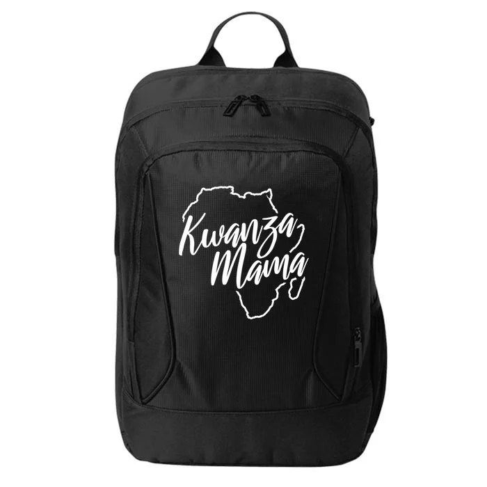 Kwanzaa Mama Funny Africanamerican Mom Gift City Backpack