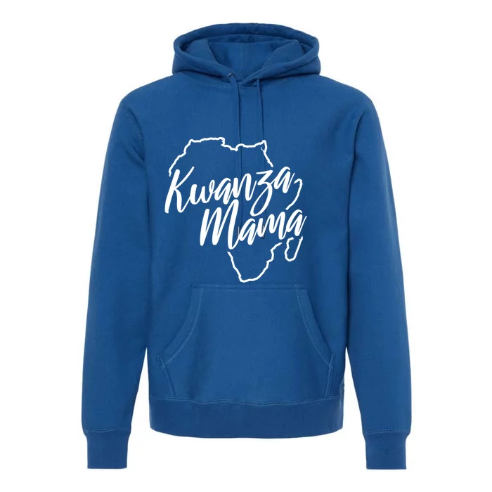 Kwanzaa Mama Funny Africanamerican Mom Gift Premium Hoodie