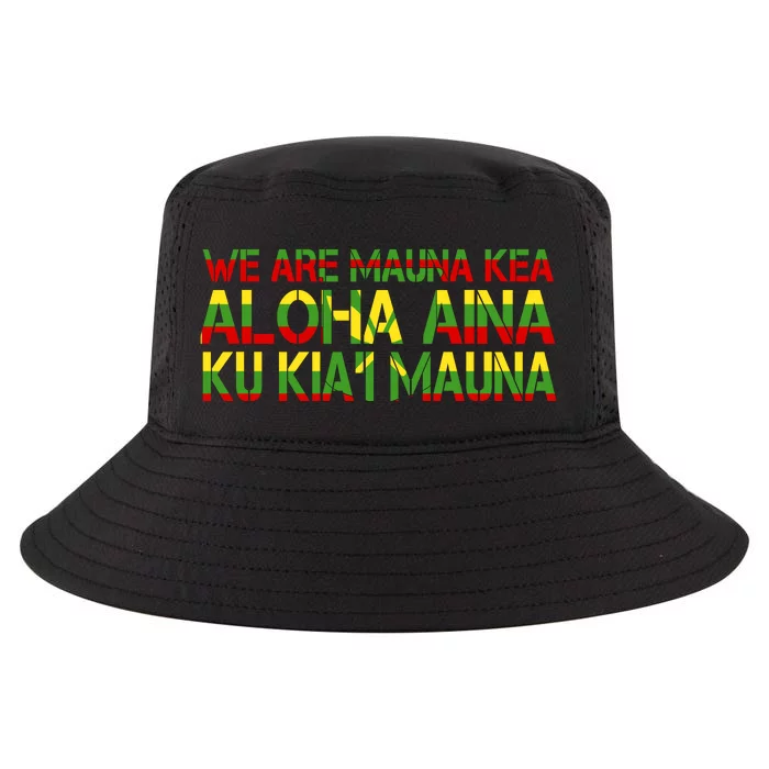 Kanaka Maoli Flag We Are Mauna Kea Cool Comfort Performance Bucket Hat