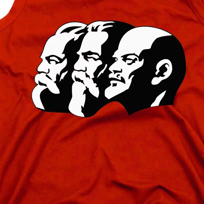 Karl Marx Friedrich Engels Vladimir Lenin Sovi8 Propaganda Tank Top