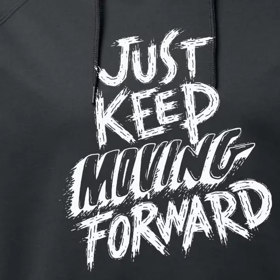 Keep Moving Forward Performance Fleece Hoodie