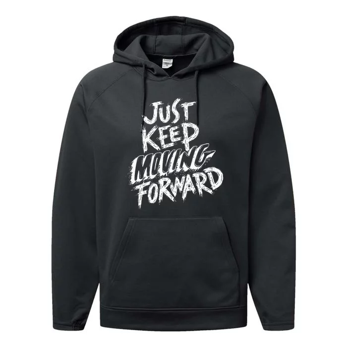 Keep Moving Forward Performance Fleece Hoodie