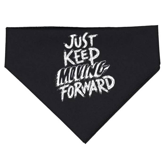 Keep Moving Forward USA-Made Doggie Bandana