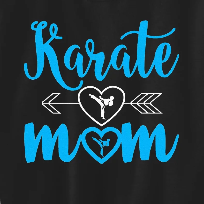 Karate Mom Funny Proud Karate Mom Kids Sweatshirt