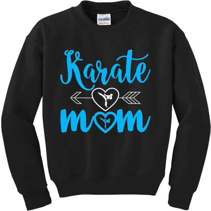 Karate Mom Funny Proud Karate Mom Kids Sweatshirt