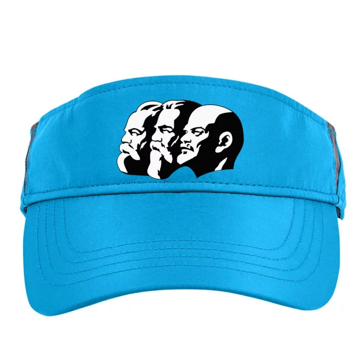 Karl Marx Friedrich Engels Vladimir Lenin Sovi8 Propaganda Adult Drive Performance Visor