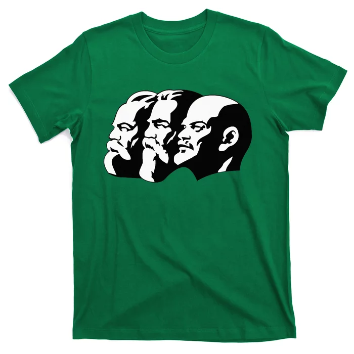 Karl Marx Friedrich Engels Vladimir Lenin Sovi8 Propaganda T-Shirt