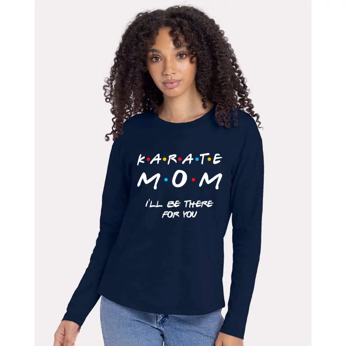 Karate Mom Girl Boy Mom For Wo Mom Life Womens Cotton Relaxed Long Sleeve T-Shirt