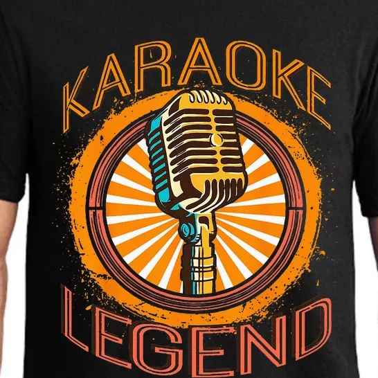 Karaoke Music Gifts Sing Music Bar Singer Karaoke Legend Pajama Set