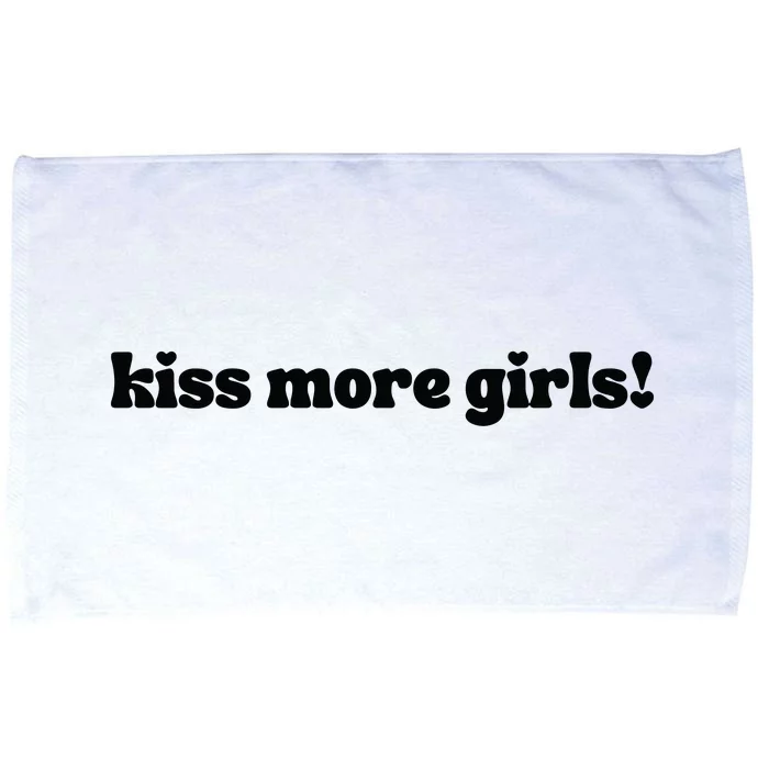 Kiss More Girl Lgbtq Microfiber Hand Towel