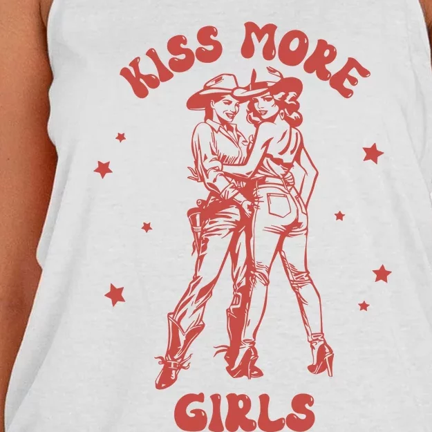 Kiss More Girl Women's Knotted Racerback Tank