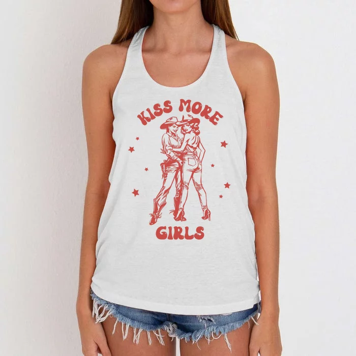 Kiss More Girl Women's Knotted Racerback Tank