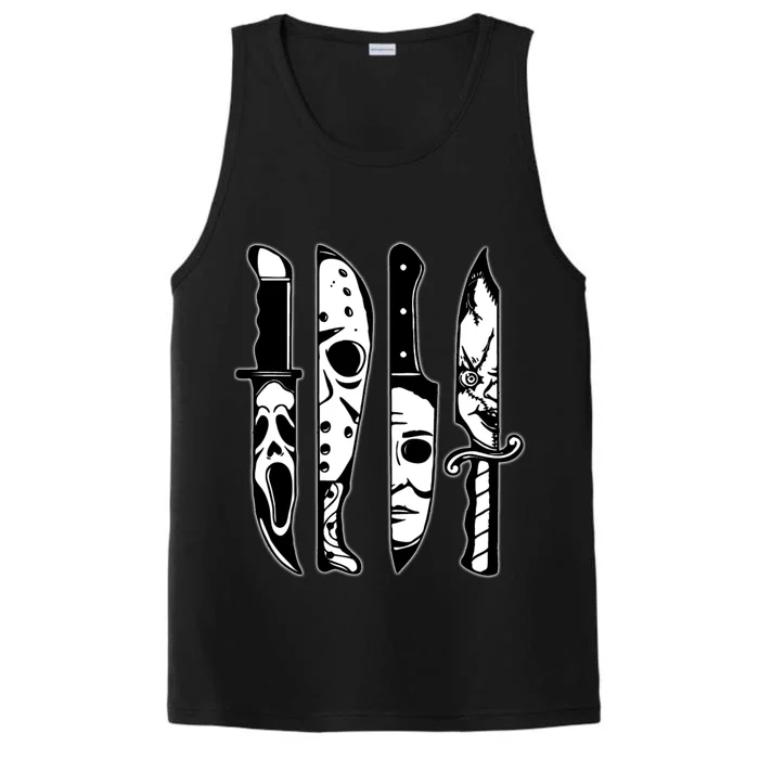 Knives Machete Horror Movies Halloween Performance Tank