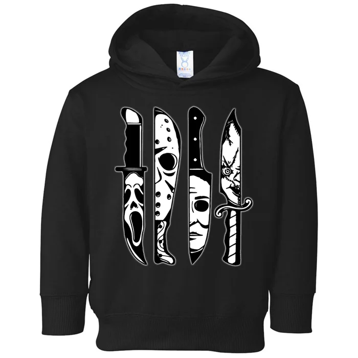 Knives Machete Horror Movies Halloween Toddler Hoodie