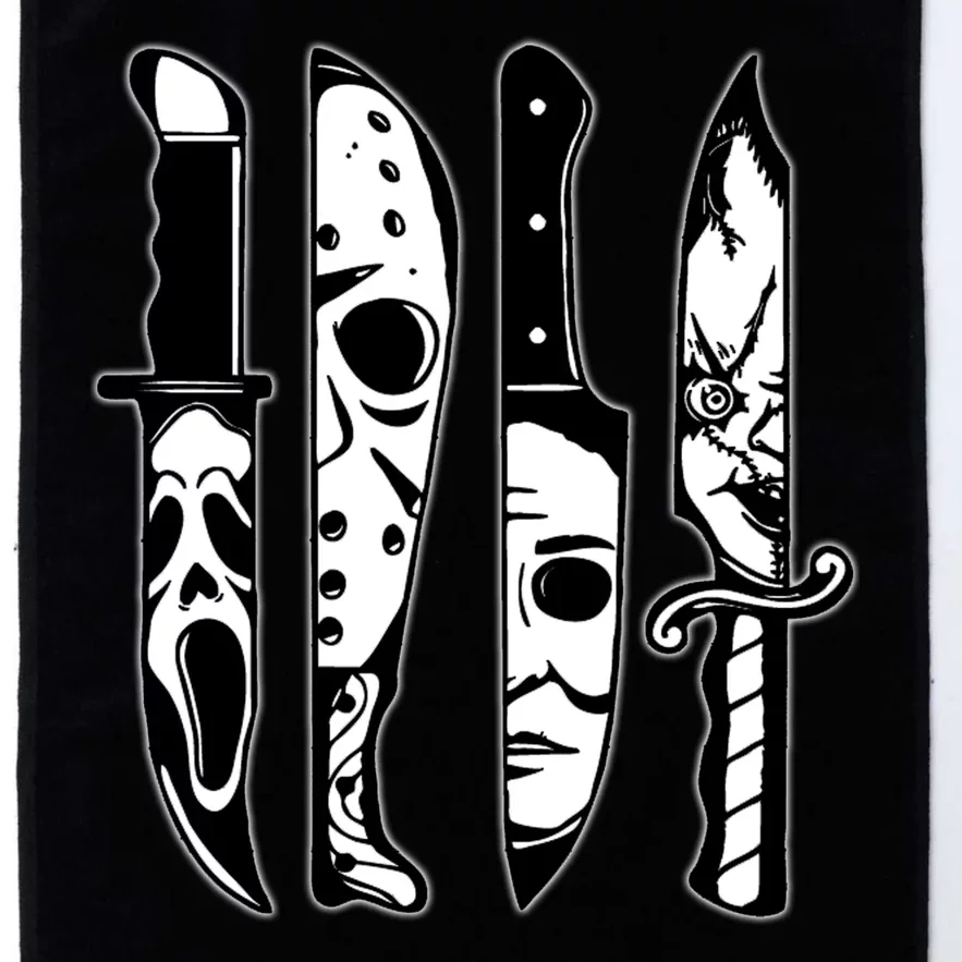 Knives Machete Horror Movies Halloween Platinum Collection Golf Towel