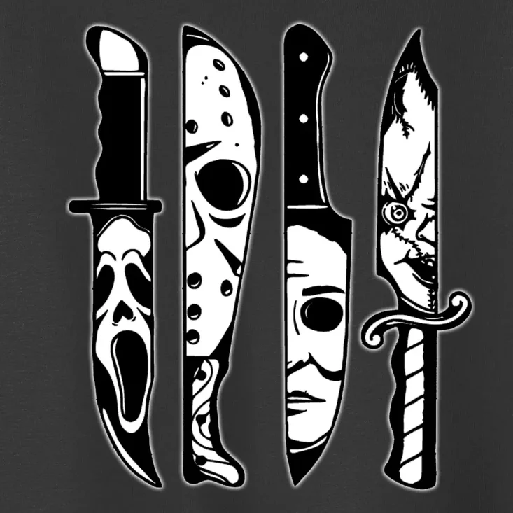 Knives Machete Horror Movies Halloween Toddler T-Shirt