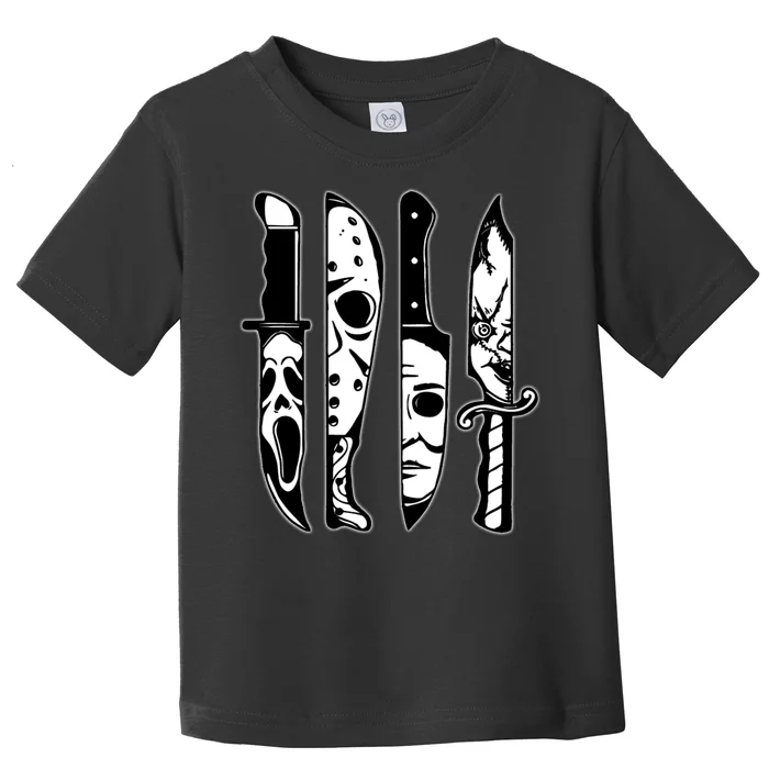 Knives Machete Horror Movies Halloween Toddler T-Shirt