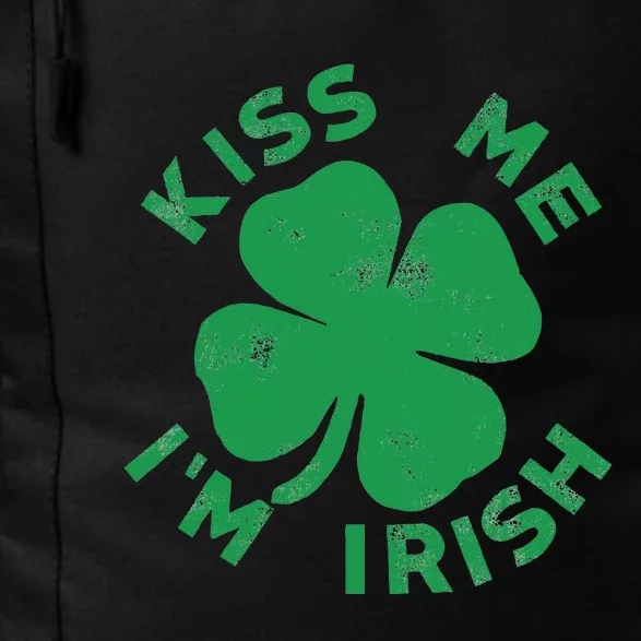 Kiss Me I'm Irish Funny Saint Patrick Day Daily Commute Backpack