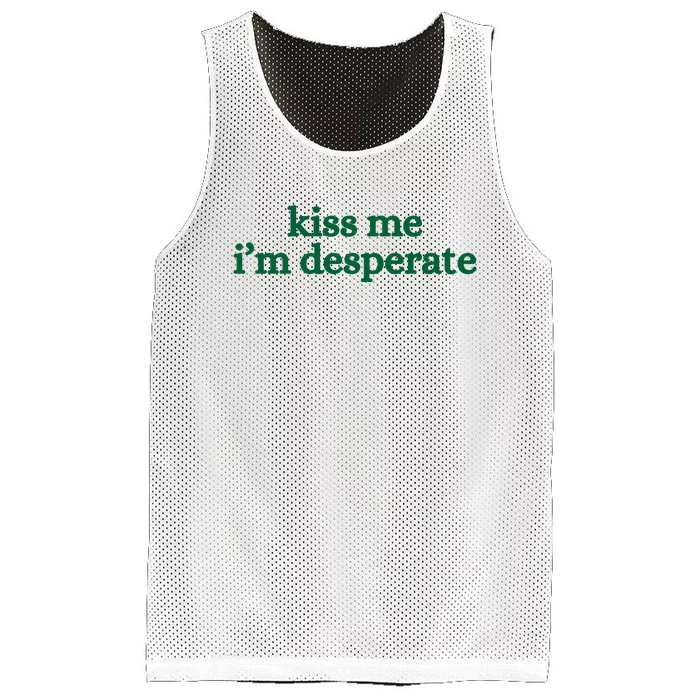 Kiss Me I’M Desperate Mesh Reversible Basketball Jersey Tank