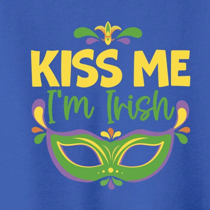 Kiss Me I'm Irish Mardi Gras Parade Masquerade Meaningful Gift Toddler T-Shirt