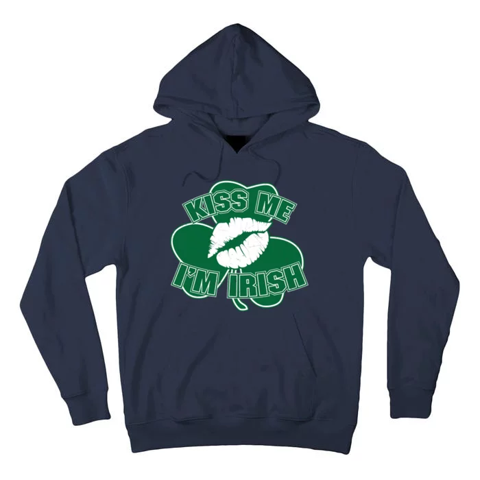 Kiss Me I'm Irish Lips Tall Hoodie