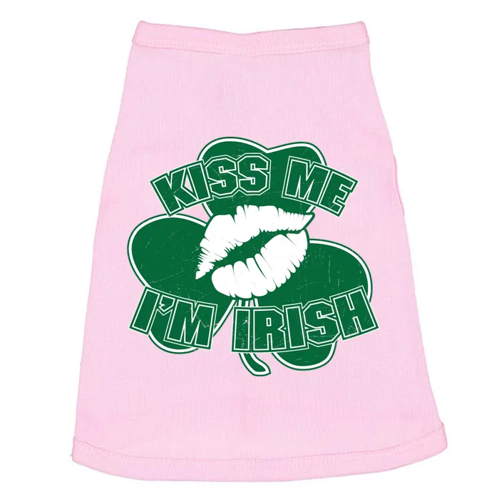 Kiss Me I'm Irish Lips Doggie Tank