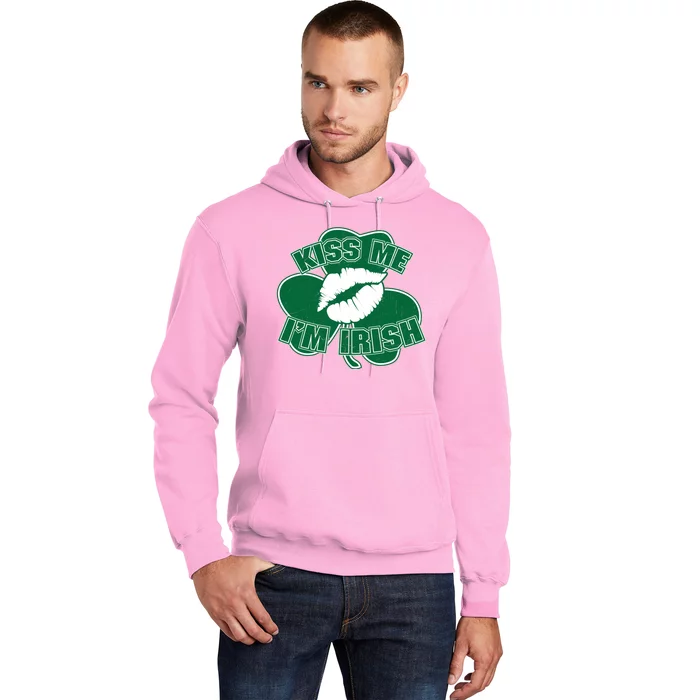 Kiss Me I'm Irish Lips Hoodie