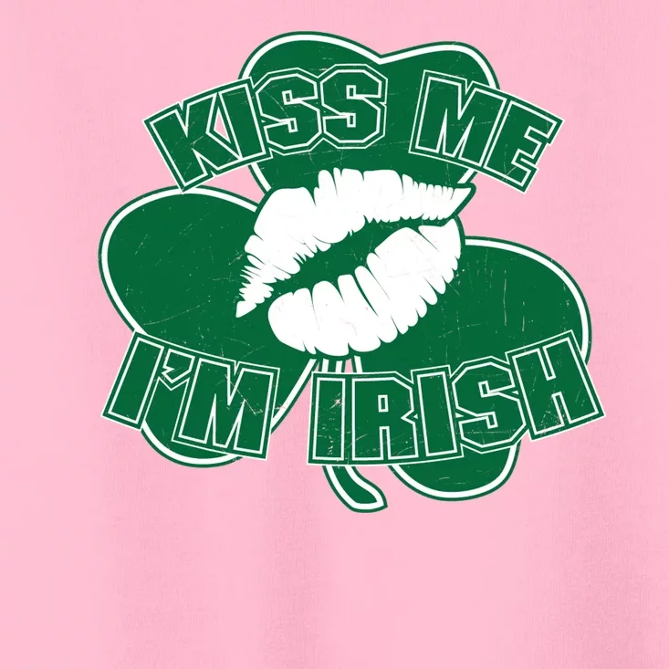 Kiss Me I'm Irish Lips Toddler T-Shirt