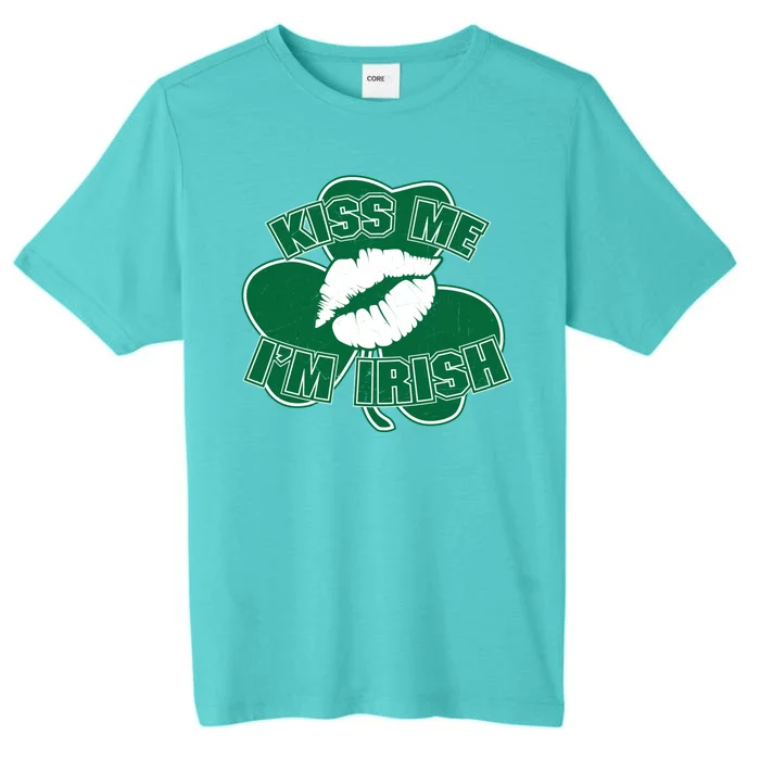 Kiss Me I'm Irish Lips ChromaSoft Performance T-Shirt