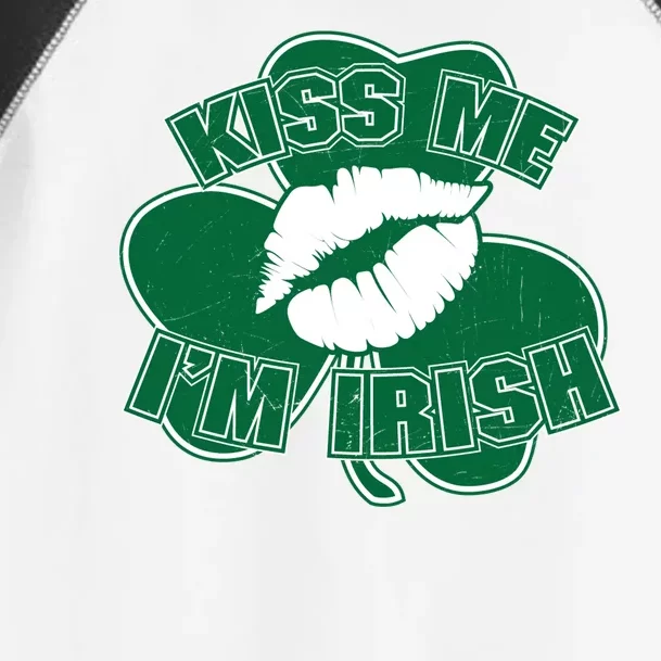 Kiss Me I'm Irish Lips Toddler Fine Jersey T-Shirt