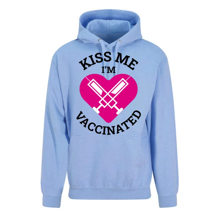 Kiss Me I'm Vaccinated Unisex Surf Hoodie