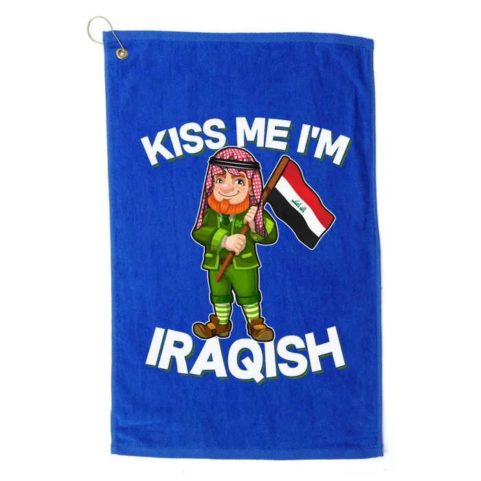 Kiss Me I'm Iraqish Platinum Collection Golf Towel