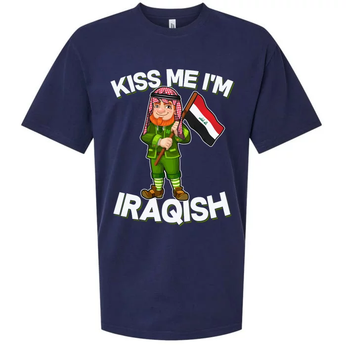 Kiss Me I'm Iraqish Sueded Cloud Jersey T-Shirt