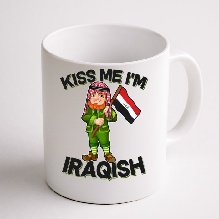 Kiss Me I'm Iraqish Front & Back Coffee Mug