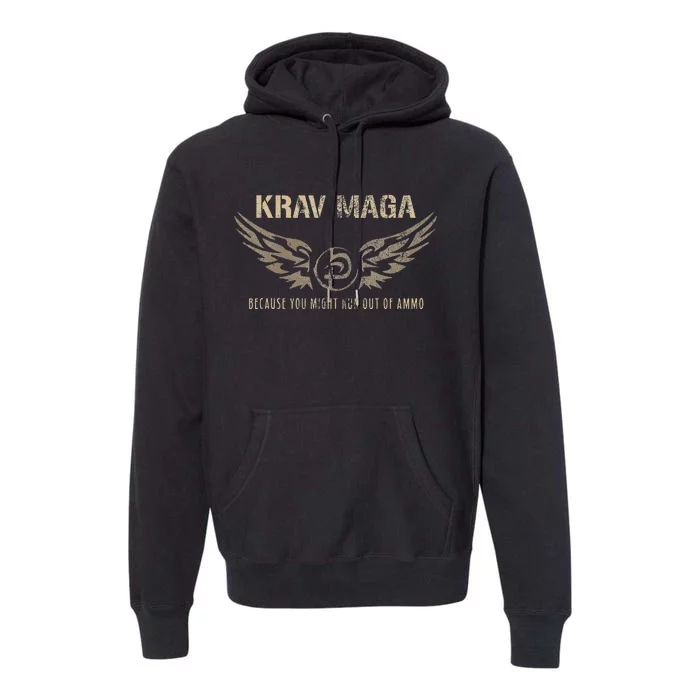 Krav Maga Israeli Military Close Combat System Premium Hoodie