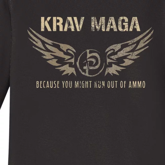 Krav Maga Israeli Military Close Combat System Baby Long Sleeve Bodysuit