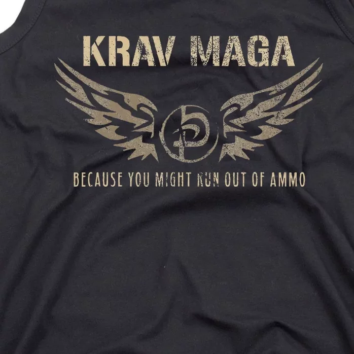 Krav Maga Israeli Military Close Combat System Tank Top